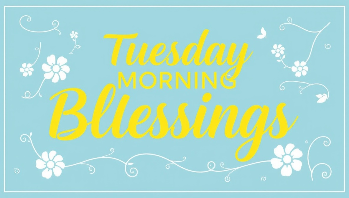 Tuesday Morning Blessings