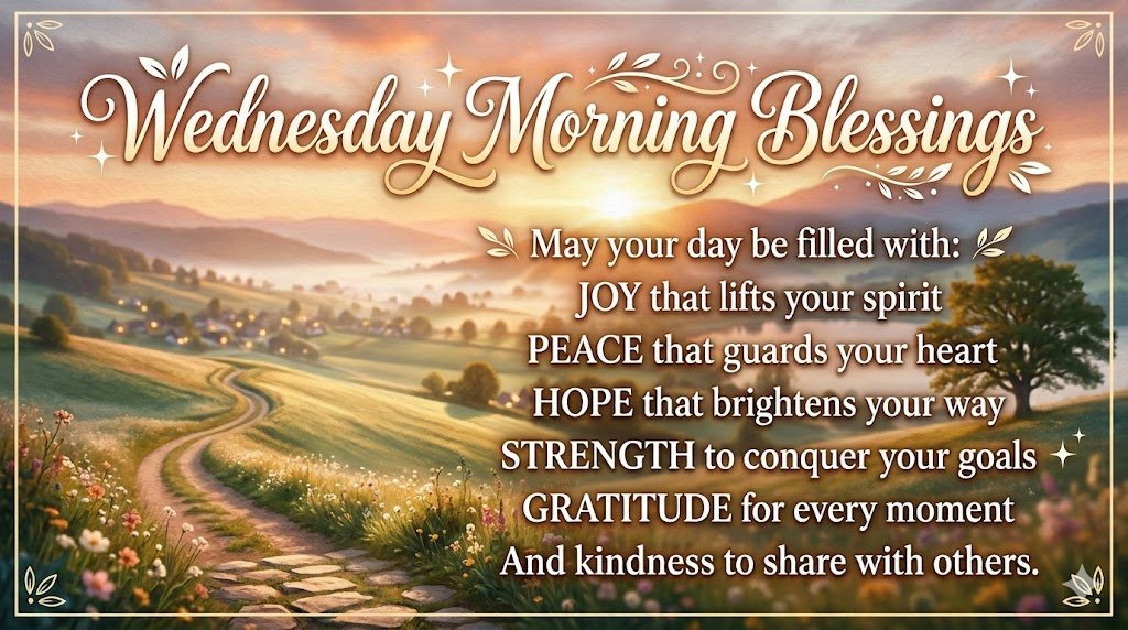 Wednesday Morning Blessings