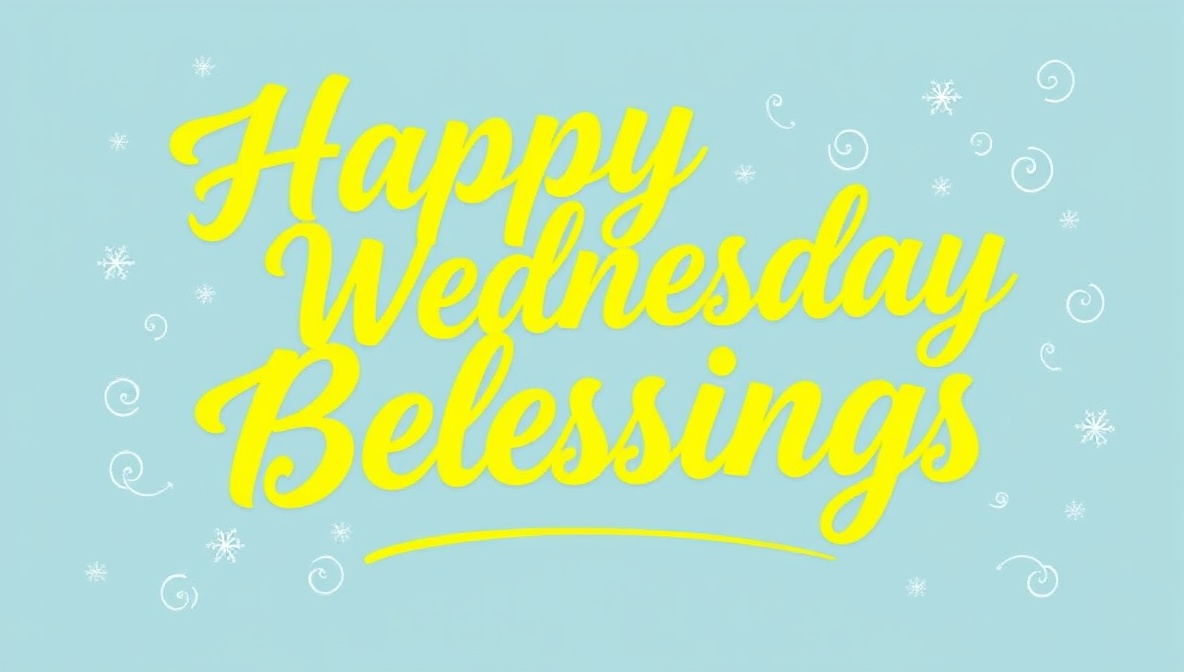 Happy Wednesday Blessings