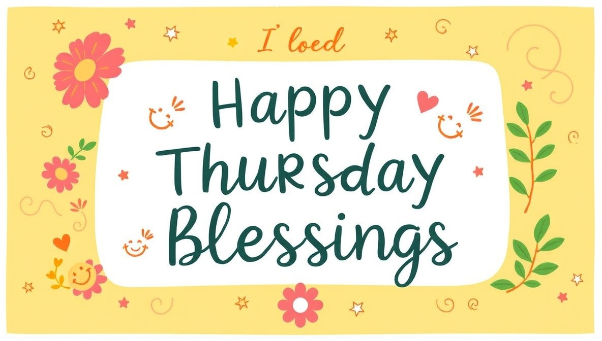 Happy Thursday Blessings