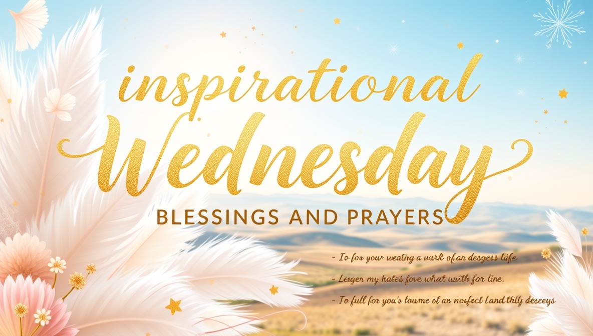 inspirational wednesday blessings and prayers
