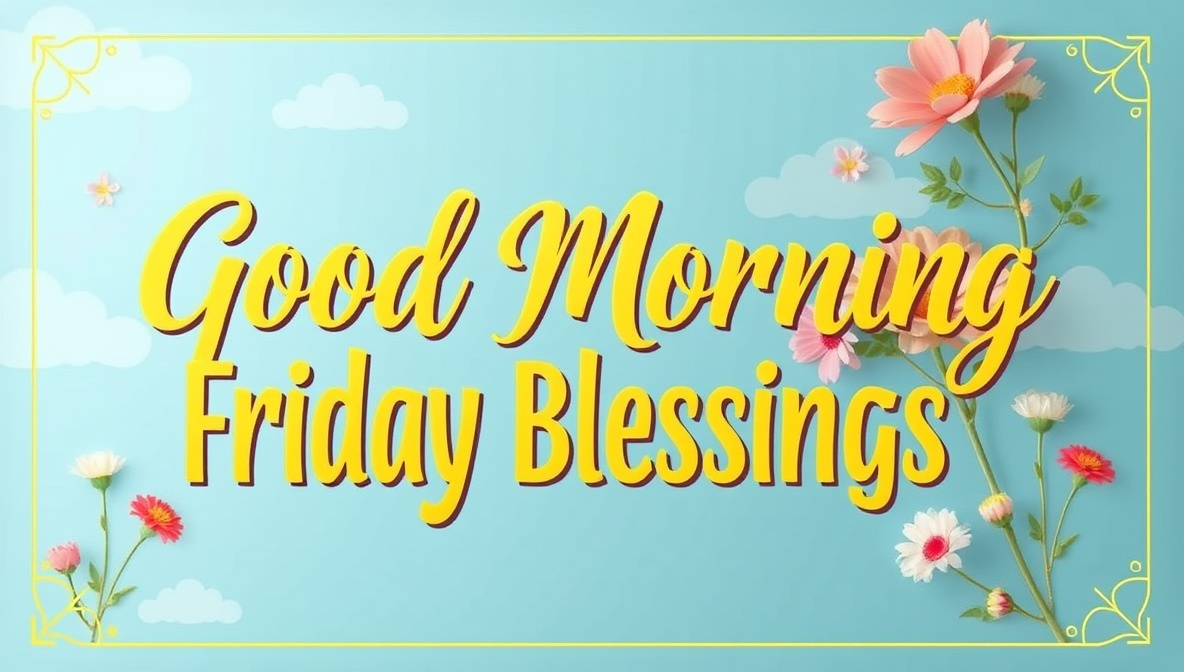 Good Morning Friday Blessings