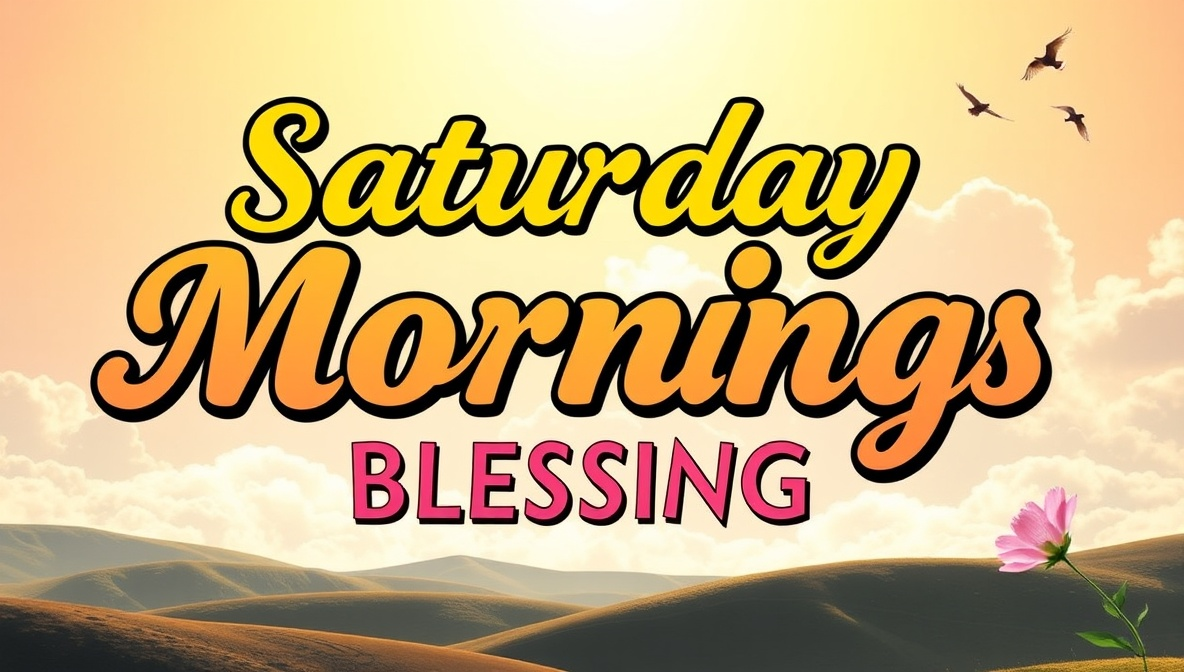 inspirational saturday morning blessings