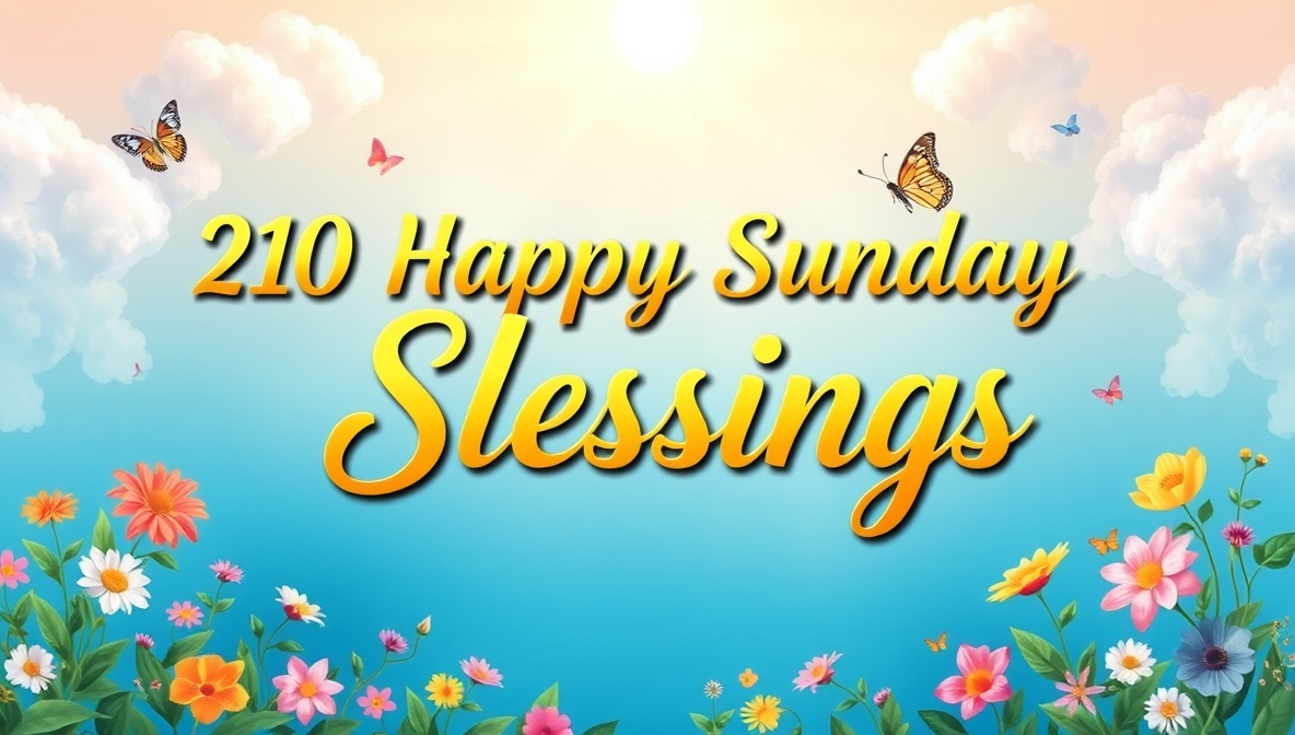 Happy Sunday Blessings