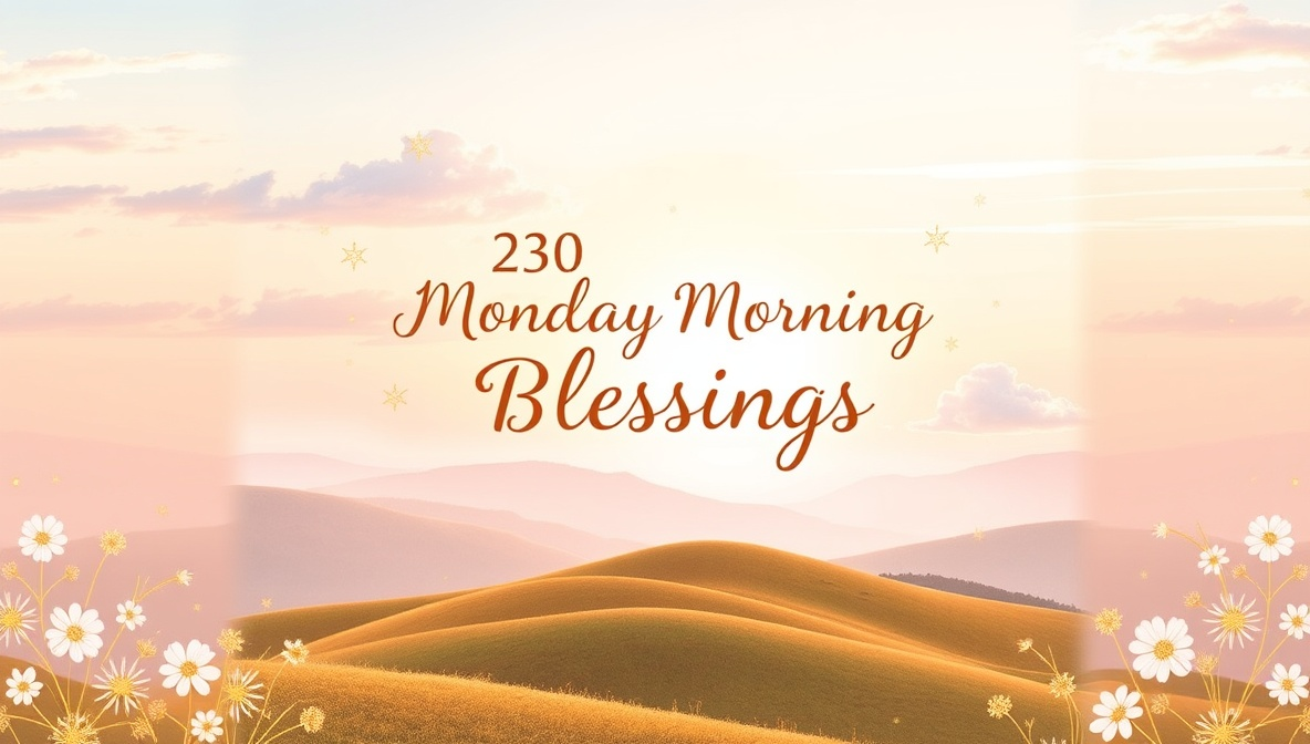 Monday Morning Blessings