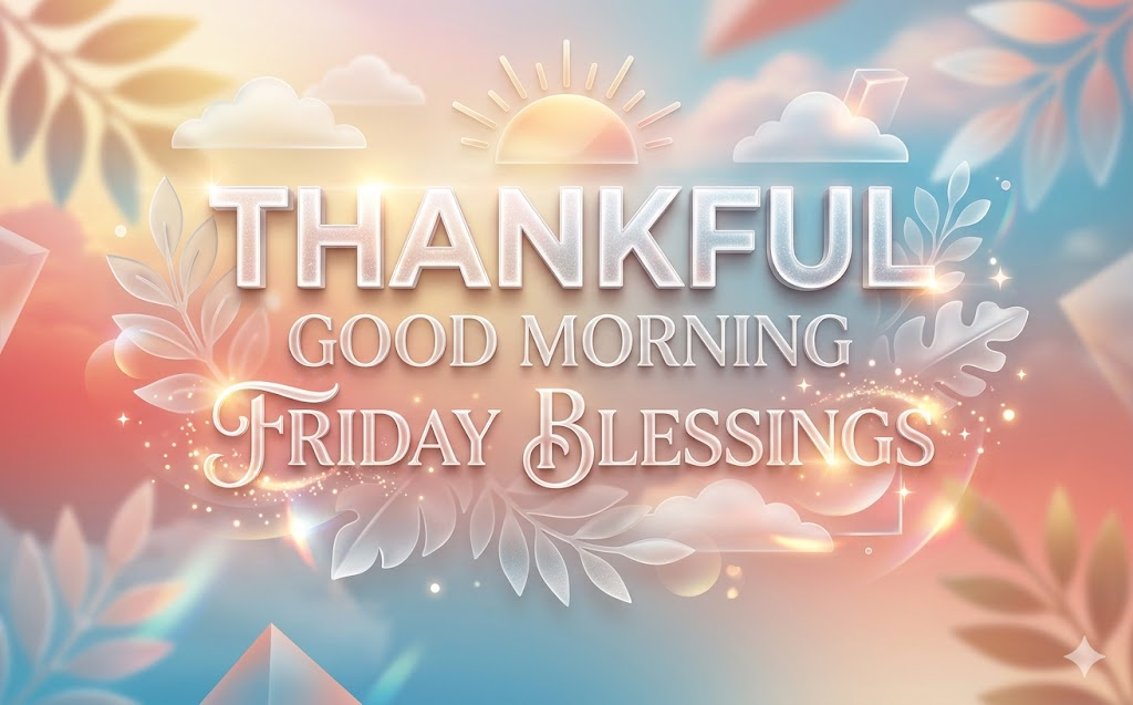 thankful good morning friday blessings