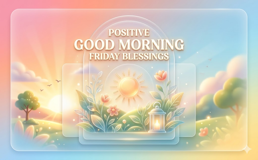 positive good morning friday blessings