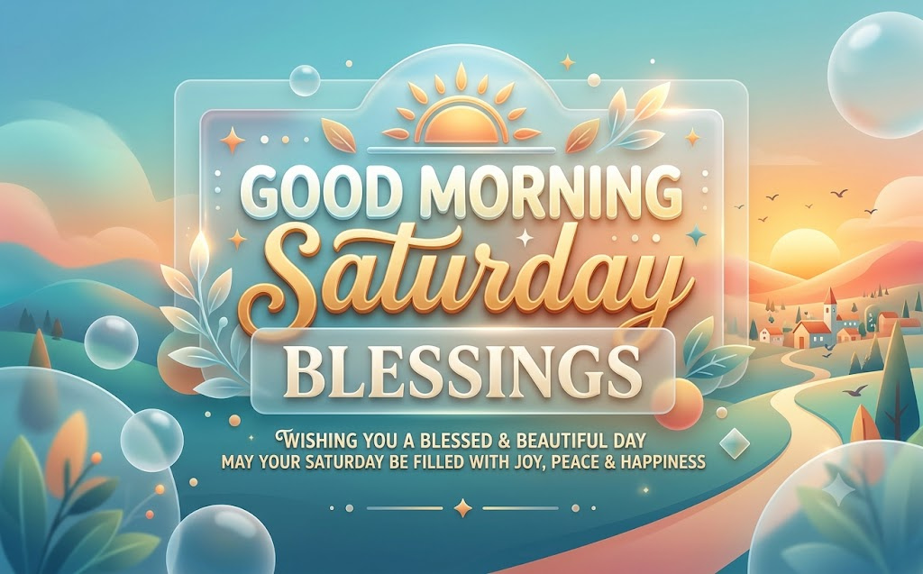 good morning saturday blessings