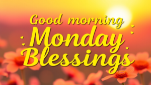 good morning monday blessings