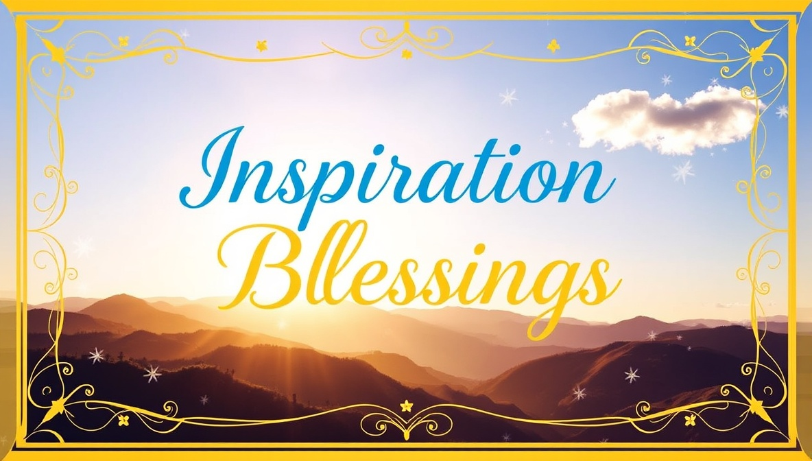 inspiration monday blessings