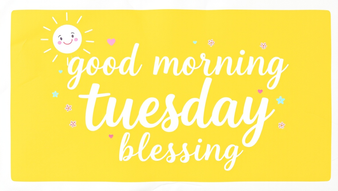 good morning tuesday blessings