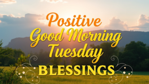 positive good morning tuesday blessings