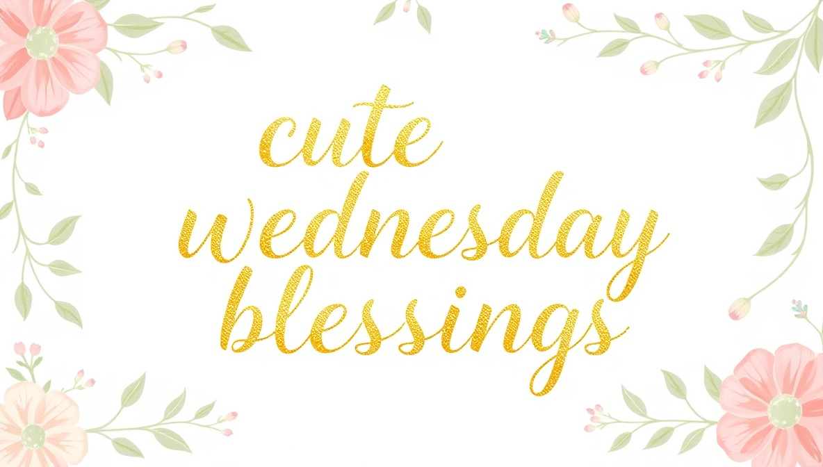 cute wednesday blessings