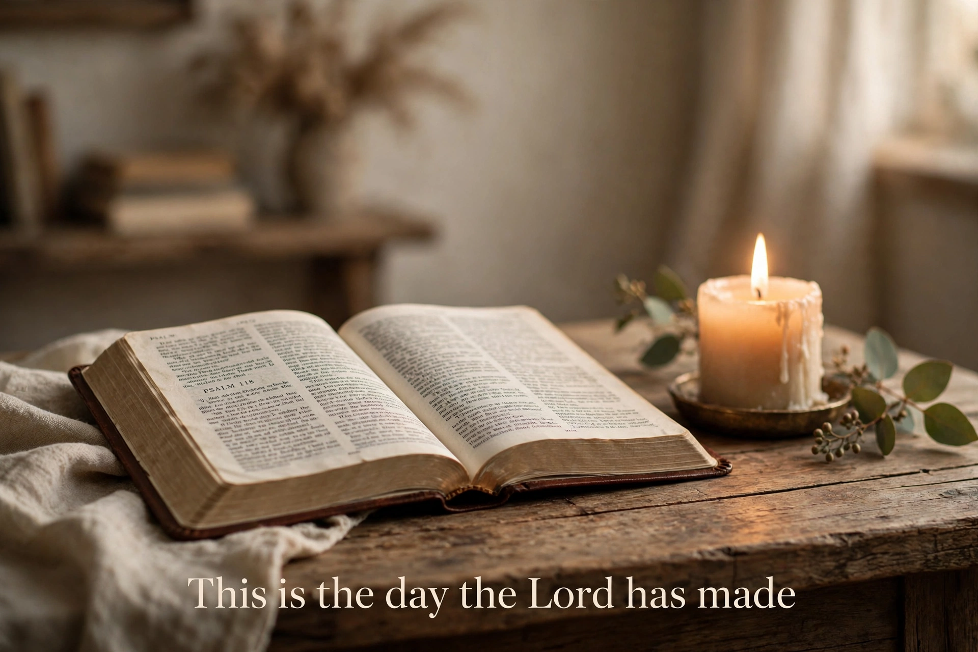Bible verse blessing image - This is the day the Lord has made