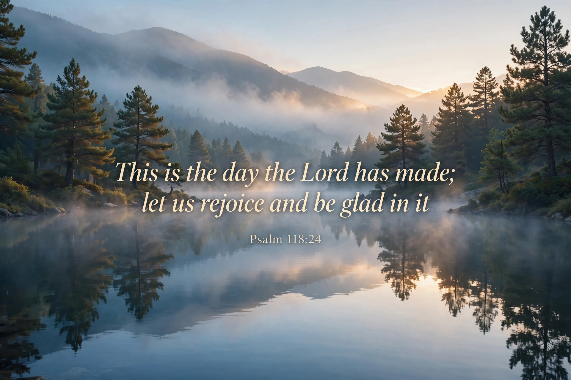 Psalm 118 verse blessing image - This is the day the Lord has made