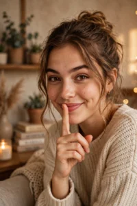 I love playing dumb quotes featured image of a person with a playful shrug and knowing smile