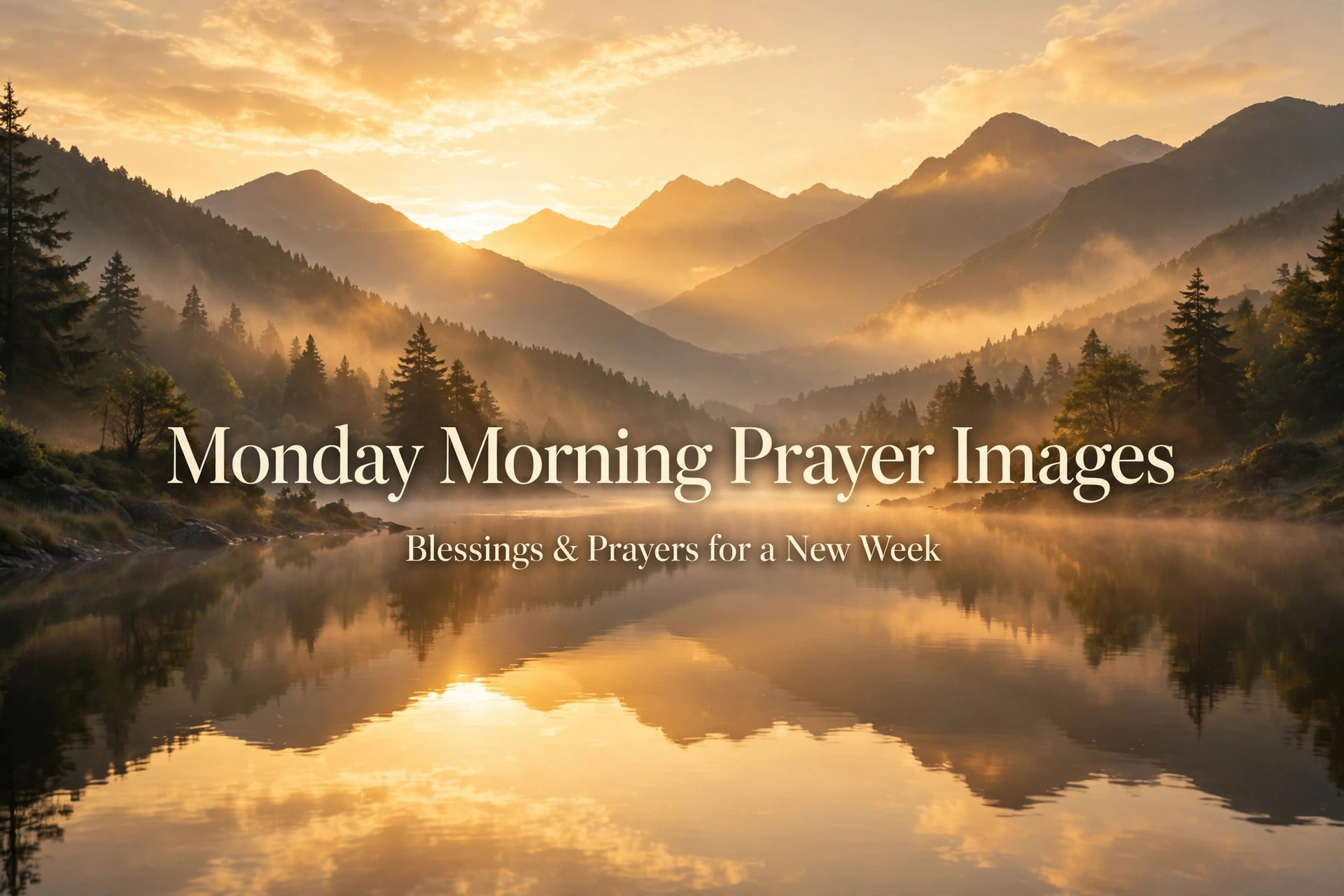 Monday morning prayer images - sunrise blessings and prayers for a new week