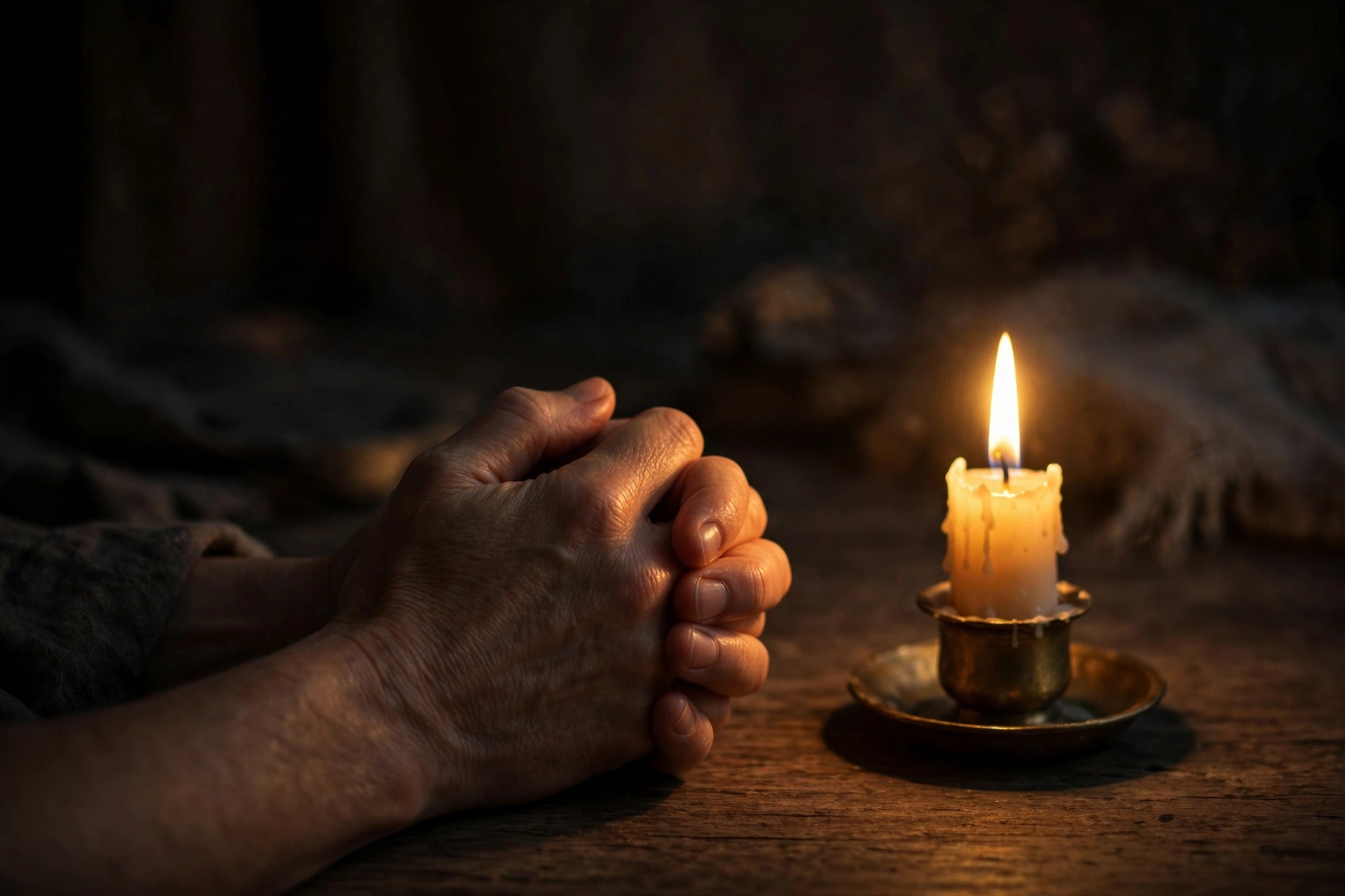 Candle-lit Sunday evening prayer